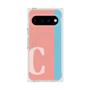 プレミアムスクエアケース with Pixelsnap［ オリジナル - initial color line - C pink ］
