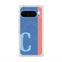 プレミアムスクエアケース with Pixelsnap［ オリジナル - initial color line - C blue ］