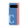 プレミアムスクエアケース with Pixelsnap［ オリジナル - initial color line - C blue ］