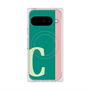 プレミアムスクエアケース with Pixelsnap［ オリジナル - initial color line - C green ］