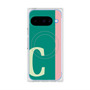 プレミアムスクエアケース with Pixelsnap［ オリジナル - initial color line - C green ］
