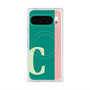 プレミアムスクエアケース with Pixelsnap［ オリジナル - initial color line - C green ］