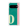 プレミアムスクエアケース with Pixelsnap［ オリジナル - initial color line - D green ］