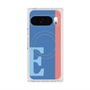 プレミアムスクエアケース with Pixelsnap［ オリジナル - initial color line - E blue ］