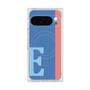 プレミアムスクエアケース with Pixelsnap［ オリジナル - initial color line - E blue ］