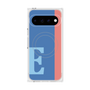 プレミアムスクエアケース with Pixelsnap［ オリジナル - initial color line - E blue ］