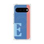 プレミアムスクエアケース with Pixelsnap［ オリジナル - initial color line - E blue ］