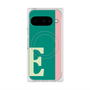 プレミアムスクエアケース with Pixelsnap［ オリジナル - initial color line - E green ］