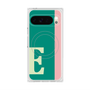 プレミアムスクエアケース with Pixelsnap［ オリジナル - initial color line - E green ］