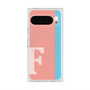 プレミアムスクエアケース with Pixelsnap［ オリジナル - initial color line - F pink ］