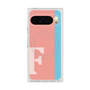 プレミアムスクエアケース with Pixelsnap［ オリジナル - initial color line - F pink ］