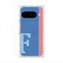 プレミアムスクエアケース with Pixelsnap［ オリジナル - initial color line - F blue ］