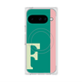 プレミアムスクエアケース with Pixelsnap［ オリジナル - initial color line - F green ］