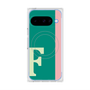 プレミアムスクエアケース with Pixelsnap［ オリジナル - initial color line - F green ］