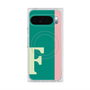プレミアムスクエアケース with Pixelsnap［ オリジナル - initial color line - F green ］