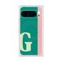 プレミアムスクエアケース with Pixelsnap［ オリジナル - initial color line - G green ］
