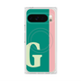 プレミアムスクエアケース with Pixelsnap［ オリジナル - initial color line - G green ］