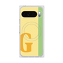プレミアムスクエアケース with Pixelsnap［ オリジナル - initial color line - G yellow ］