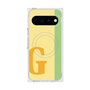 プレミアムスクエアケース with Pixelsnap［ オリジナル - initial color line - G yellow ］