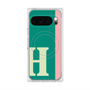 プレミアムスクエアケース with Pixelsnap［ オリジナル - initial color line - H green ］