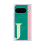 プレミアムスクエアケース with Pixelsnap［ オリジナル - initial color line - J green ］