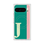 プレミアムスクエアケース with Pixelsnap［ オリジナル - initial color line - J green ］