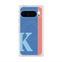 プレミアムスクエアケース with Pixelsnap［ オリジナル - initial color line - K blue ］