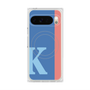 プレミアムスクエアケース with Pixelsnap［ オリジナル - initial color line - K blue ］