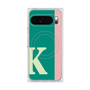 プレミアムスクエアケース with Pixelsnap［ オリジナル - initial color line - K green ］