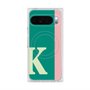 プレミアムスクエアケース with Pixelsnap［ オリジナル - initial color line - K green ］