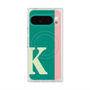 プレミアムスクエアケース with Pixelsnap［ オリジナル - initial color line - K green ］