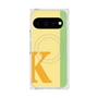 プレミアムスクエアケース with Pixelsnap［ オリジナル - initial color line - K yellow ］