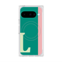 プレミアムスクエアケース with Pixelsnap［ オリジナル - initial color line - L green ］