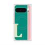 プレミアムスクエアケース with Pixelsnap［ オリジナル - initial color line - L green ］
