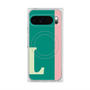 プレミアムスクエアケース with Pixelsnap［ オリジナル - initial color line - L green ］