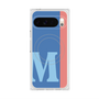 プレミアムスクエアケース with Pixelsnap［ オリジナル - initial color line - M blue ］