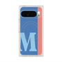 プレミアムスクエアケース with Pixelsnap［ オリジナル - initial color line - M blue ］