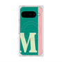 プレミアムスクエアケース with Pixelsnap［ オリジナル - initial color line - M green ］