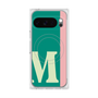 プレミアムスクエアケース with Pixelsnap［ オリジナル - initial color line - M green ］