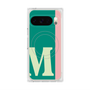 プレミアムスクエアケース with Pixelsnap［ オリジナル - initial color line - M green ］