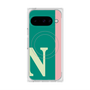 プレミアムスクエアケース with Pixelsnap［ オリジナル - initial color line - N green ］