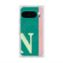 プレミアムスクエアケース with Pixelsnap［ オリジナル - initial color line - N green ］