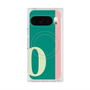 プレミアムスクエアケース with Pixelsnap［ オリジナル - initial color line - O green ］