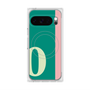 プレミアムスクエアケース with Pixelsnap［ オリジナル - initial color line - O green ］