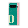 プレミアムスクエアケース with Pixelsnap［ オリジナル - initial color line - O green ］