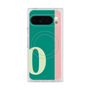 プレミアムスクエアケース with Pixelsnap［ オリジナル - initial color line - O green ］