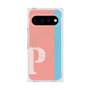プレミアムスクエアケース with Pixelsnap［ オリジナル - initial color line - P pink ］