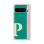 プレミアムスクエアケース with Pixelsnap［ オリジナル - initial color line - P green ］