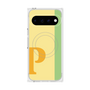 プレミアムスクエアケース with Pixelsnap［ オリジナル - initial color line - P yellow ］