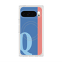 プレミアムスクエアケース with Pixelsnap［ オリジナル - initial color line - Q blue ］